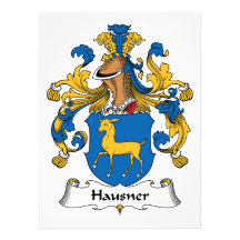Hausner Family Crest Invites
