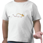 Haustier-Ratte. Zimt und Weiß, mit Kapuze veränder Shirt