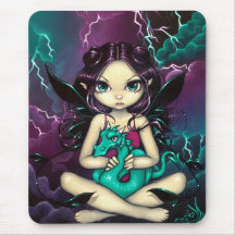 "Haustier-Sturm-Drache" Mousepad