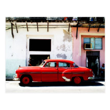 Havana-Klassiker-Auto Postkarte
