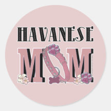 Havanese MAMMA Aufkleber