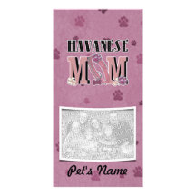 Havanese MAMMA Individuelle Photo Karten