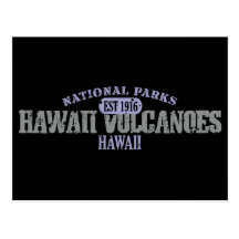 Hawaii-Vulkan-Nationalpark Postkarte