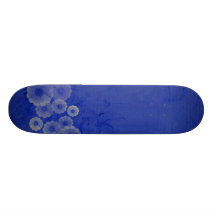 "HAWAIISCHE BLUME" (BLAU) Skateboard Skateboard Brett