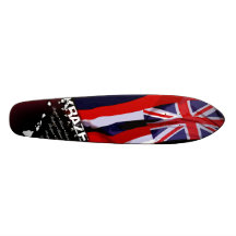 Hawaiische Flagge 2 Skateboardbretter