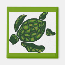 Hawaiische honu Schildkröte Kühlschrankmagnet