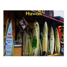 Hawaiische Postkarte