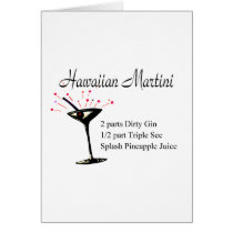 Hawaiischer Martini karten