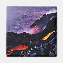 Hawaiischer Vulkan-Magnet Kühlschrankmagnete