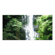 Hawaiischer Wasserfall Fotokarten