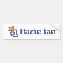 Hazte Fan Autoaufkleber