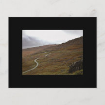 Healy Durchlauf, kurvenreiche Straße in Irland Flyerdruck
