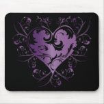 Heart purple mauspads
