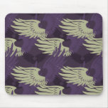 Heartwings Tarnung (lila/Beige) Mousepads