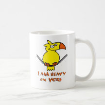 heavy on wire - schwer auf draht tee tasse