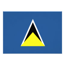 Heilige Lucia-Flagge Ankündigungen