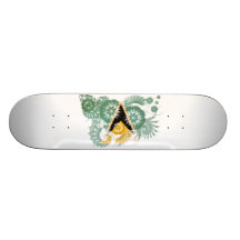 Heilige Lucia-Flagge Individuelle Skateboarddecks