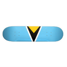 Heilige Lucia-Flagge Personalisierte Skatedecks