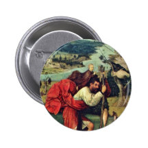 Heiliger Christophorus. Durch Hieronymus Bosch (be Buttons