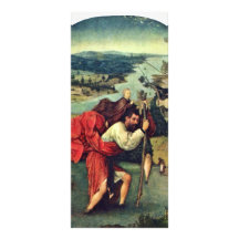 Heiliger Christophorus. Durch Hieronymus Bosch (be Werbekarte