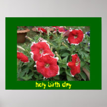 heiliger Geburtstag Plakat
