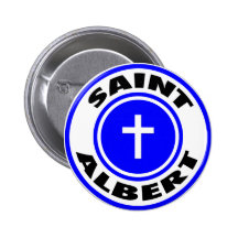 Heiliges Albert Anstecknadel