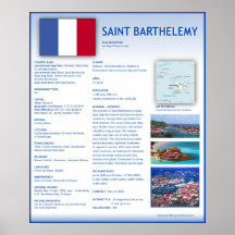 Heiliges Barthelemy Plakatdruck