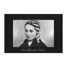 HEILIGES BERNADETTE SOUBIROUS GALERIE GEFALTETE LEINWAND
