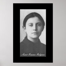 Heiliges Gemma galgani Poster