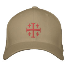 Heiliges Sepulcher-Auftrags-Wappen Besticktes Baseballcap