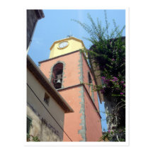 Heiliges tropez clocktower postkarten