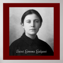 HEILIGESGEMMA GALGANI PLAKATDRUCK