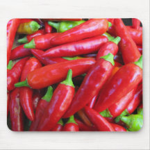 Heiße Chili-Paprikaschoten Mousepad
