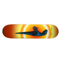 Heiße Frac Entwürfe durch Leslie Harlow - DinoBoar Personalisierte Skateboards