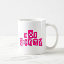 Heiße Oma Teetasse