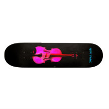 Heißer Frac entwirft durch Leslie Harlow - Violine Personalisiertes Skateboard