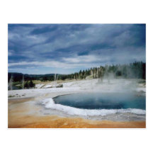 Heißer Frühling-Yellowstone Postkarte