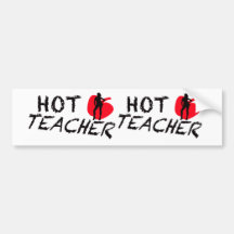Heißer Lehrer Auto Sticker
