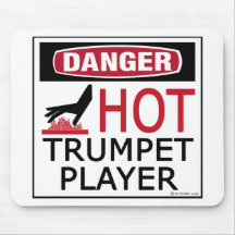 Heißer Trompeter Mauspad