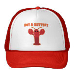 Heißer und butterartiger Hummer Baseball Kappe