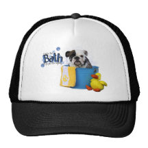 Heißes Bad - englische Bulldogge - Delilah Trucker Cap