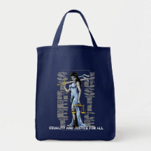 Heißes Dame Justice *Personalized* durch Straßen-G Einkaufstaschen