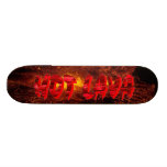 Heißes Lava-Skateboard Individuelles Deck