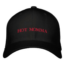 HEISSES MOMMA BESTICKTE BASEBALLKAPPE