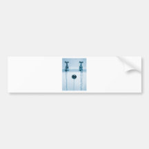 Heißes u. kaltes Wasser, Badzeit, laufende Hähne Autosticker
