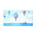 Heißluft-Ballon 35 dehnte Leinwand-Druck aus Gespannte Galeriedrucke