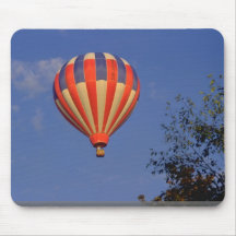 Heißluft-Ballon rot/Blau/Gelb Mauspad