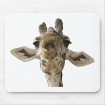 Helaines doof Giraffe Mauspads