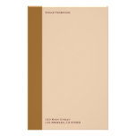 Hellbraune Grenze Druckpapier