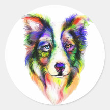 Helle Border-Collie Sticker